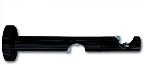 Tilldekor 20 mm Kombiträger - GardinenstangenträgerInnenlaufträger , 80 mm & 140 mm Wandabstand, 2-Lauf, schwarz-glanz, Metall Tilldekor 20 mm Kombiträger - GardinenstangenträgerInnenlaufträger , 80 mm & 140 mm Wandabstand, 2-Lauf, schwarz-glanz, Metall